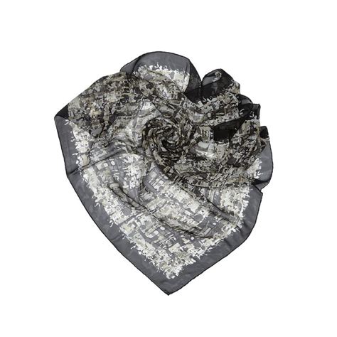 echarpes chanel|chanel silk scarf.